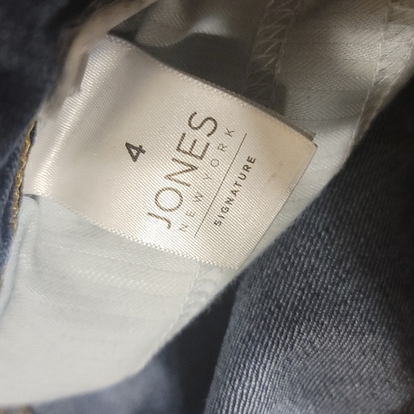 Lk new jones new york straight jeans sz 4 - Picture 7 of 7